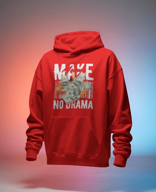 Make Money, No Drama – Graphic Hoodie